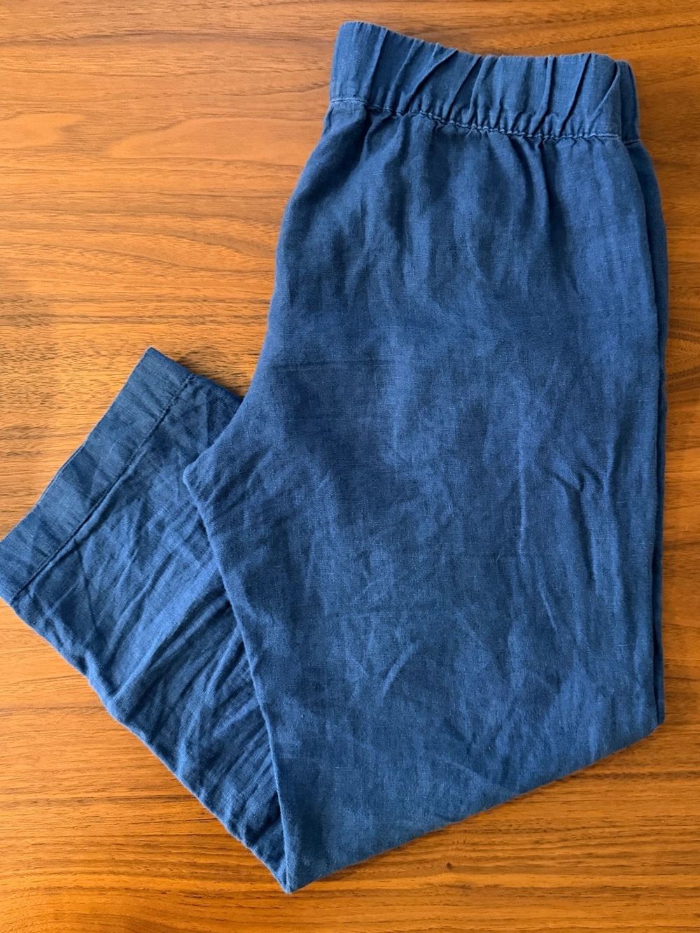 American Giant Linen Pant - Blue Small